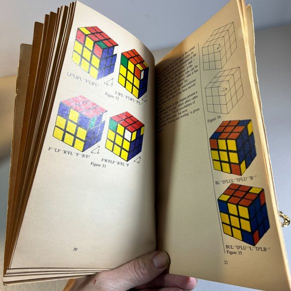 Vintage '81 Cube Games Rubik's Cube  Puzzle & Solutions Book - Picture 9 of 13